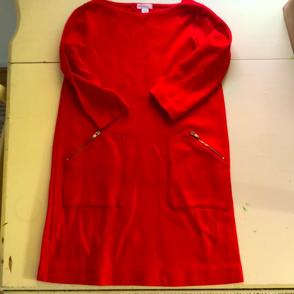 CrewCuts Red Pocket Dress